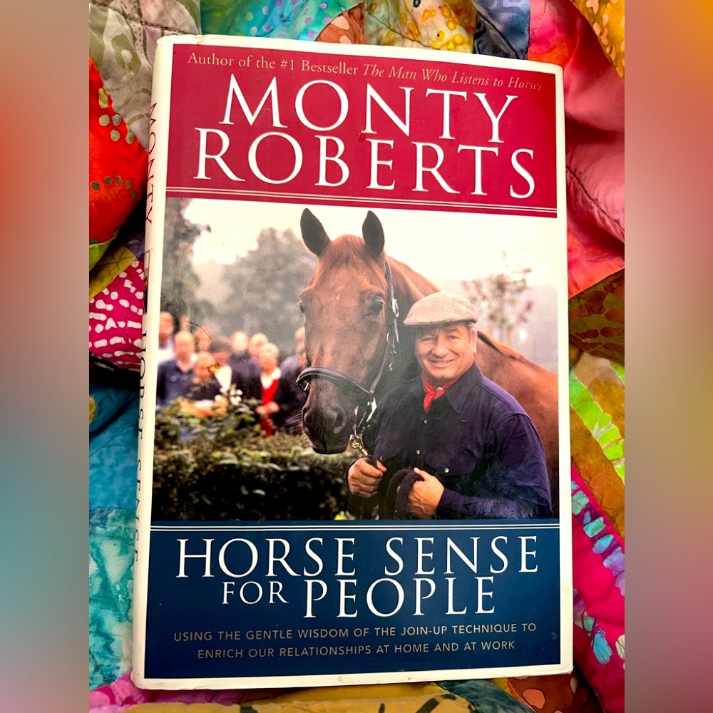 Horse Whisperer MONTY ROBERTS Horse Sense for People Hardcover Book 220 pgs